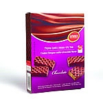 125 |  Gaufrettes-belges  enrobées de chocolat saveur  de chocolat 400g.